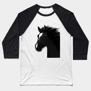 Horse Lovers Galloping Horse Baseball T-Shirt